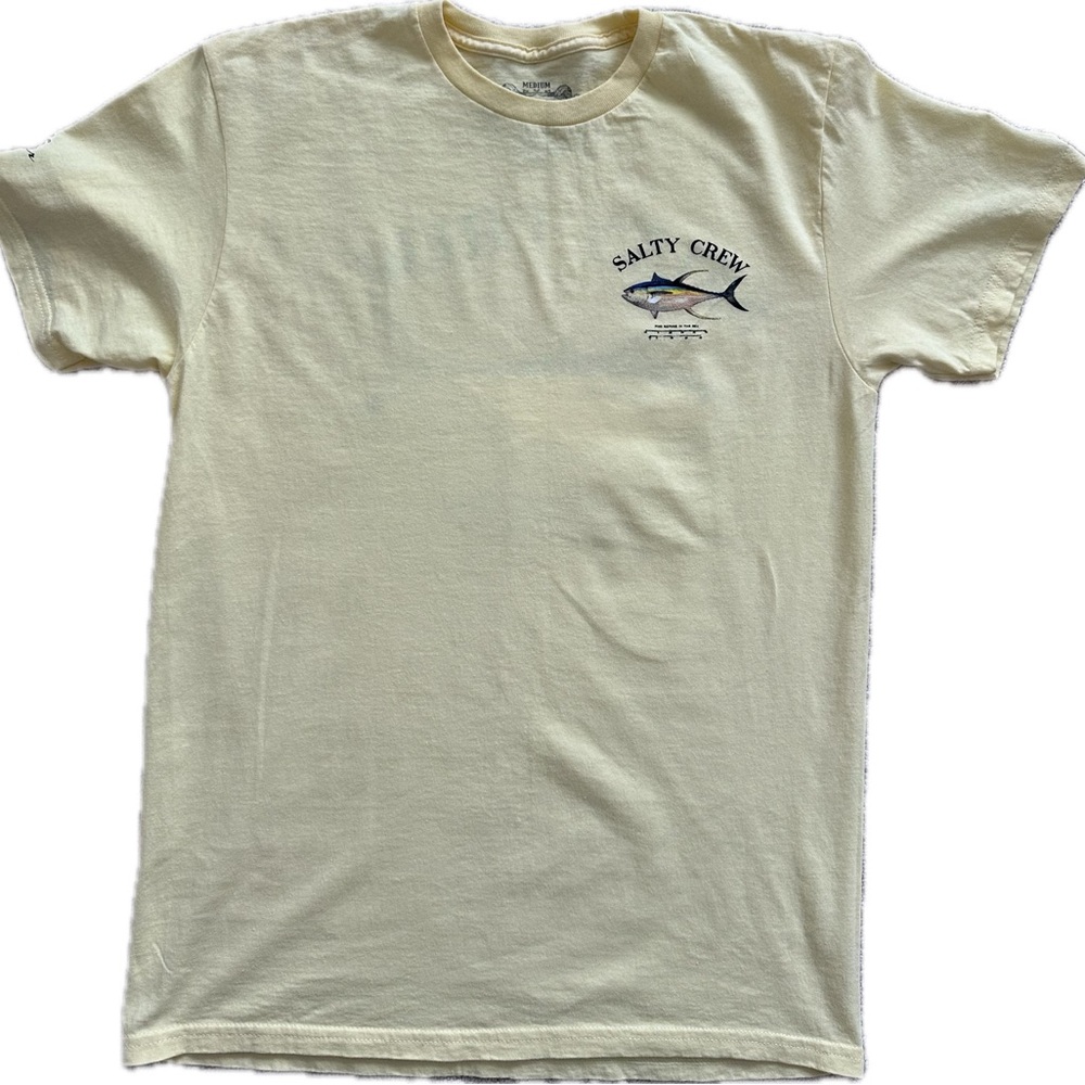 Salty Crew yellow Short Sleeve Tee Casual Comfort